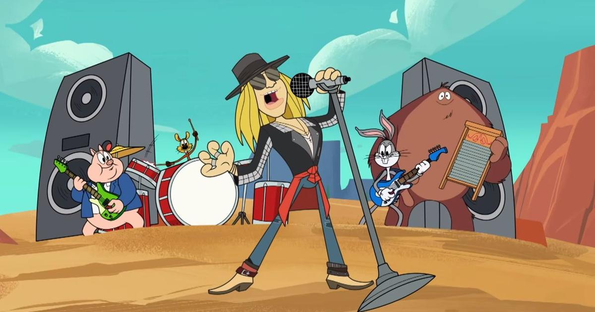 Axl Rose des Guns N' Roses s'allie avec Bugs Bunny pour sauver le monde