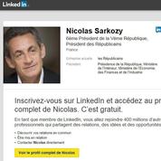 Nicolas Sarkozy lance son offensive économique sur LinkedIn