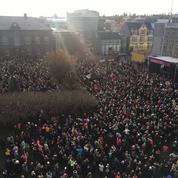 À 14h38, les Islandaises se mettent en grève contre les inégalités salariales