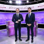 Primaire à gauche : ce qu'il faut retenir du débat télévisé Hamon-Valls