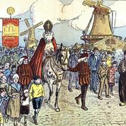 1915 : Les petits orphelins belges fêtent la Saint-Nicolas en France