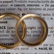 En France, il y a plus de pacs à l'Ouest et plus de mariages à l'Est