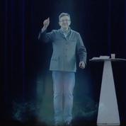 Jean-Luc Mélenchon, révolutionnaire en hologramme