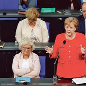 Contre Trump, Merkel invoque l'Europe
