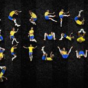 Un graphiste crée un alphabet à partir des chutes de Neymar