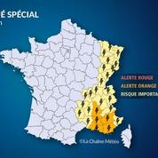 Météo : de violents orages dans le sud et l'est de la France