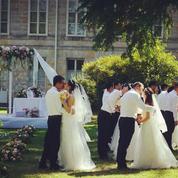 Trente couples chinois se sont mariés au château de Fontainebleau