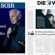 Charles Aznavour, le «Frank Sinatra français» salué par toute la presse internationale