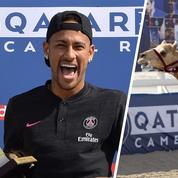 Au Qatar, Neymar remporte une course de dromadaires