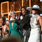 La surprise de Michelle Obama, Drake coupé, le boycott de Childish Gambino, les moments forts des Grammy Awards