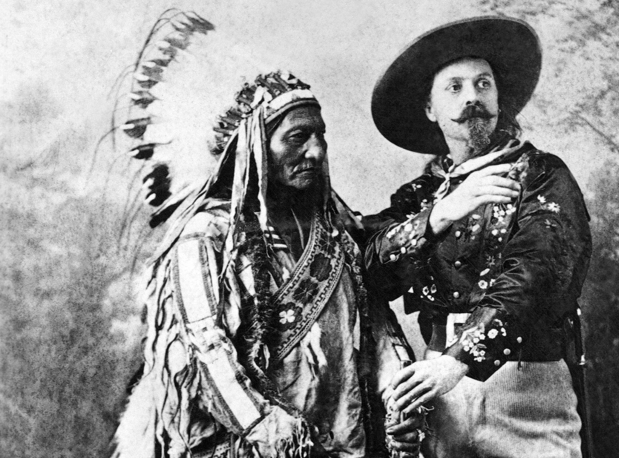 Buffalo Bill en compagnie de Sitting Bull - Cultea