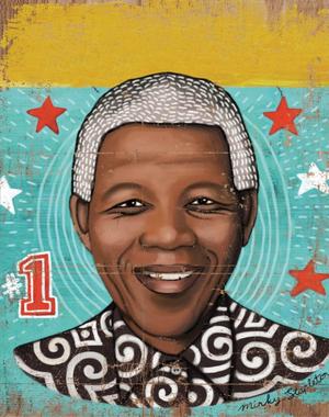 Street Art/Nelson Mandela.