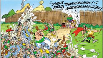Asterix Decouvrez Une Case Inedite De Bagarre Au Village Asterix Decouvrez Une Case Inedite De Bagarre Au Village