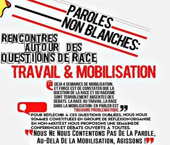 «Paroles non-blanches», un évènement organisé mi-avril à Paris 8 avait fait polémique.