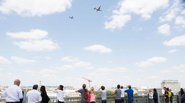 14 Juillet : à bord de l'A340 qui survolera Paris