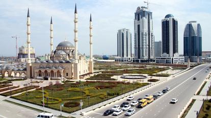 Une vue de Grozny, la capitale tchétchène.