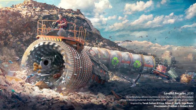 En matière d'écologie, le futur devrait également voir arriver des technologies qui pourront améliorer notre façon de recycler.