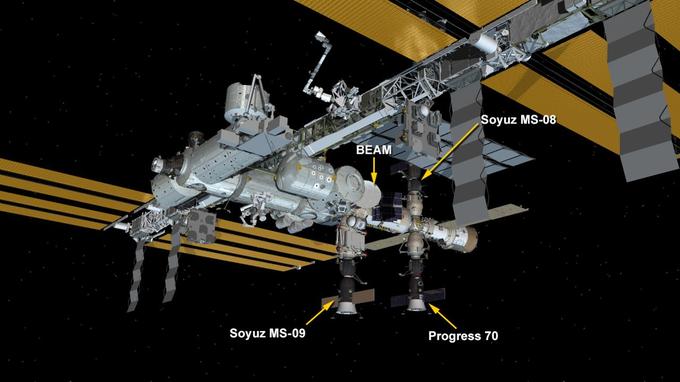   The air leakage was found in the Soyuz vessel MS-09. 