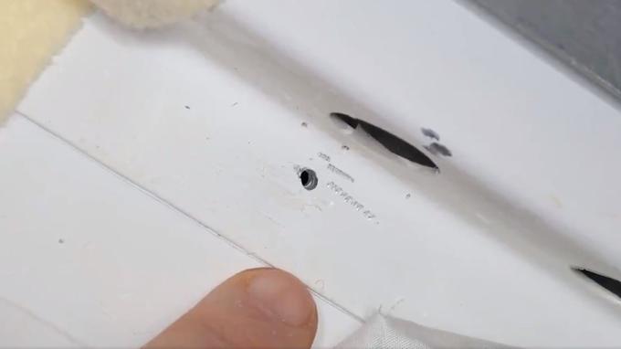   The 2 mm diameter hole in the hull of the Soyuz vessel was accompanied by traces of friction left by a drill. It shows that it can not be a micrometeorite impact. 