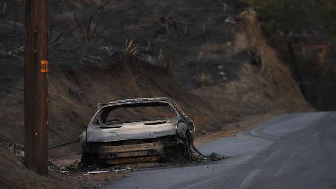 Scènes de désolation, partout en Californie.