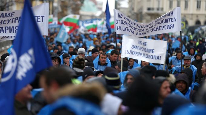 Manifestation à Sofia, le 29 novembre.