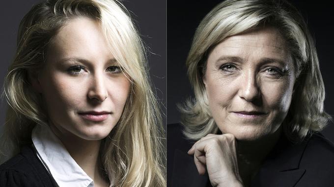 Marion Maréchal et Marine Le Pen. JOEL SAGET/AFP © Veuillez patienter pendant quelque instant