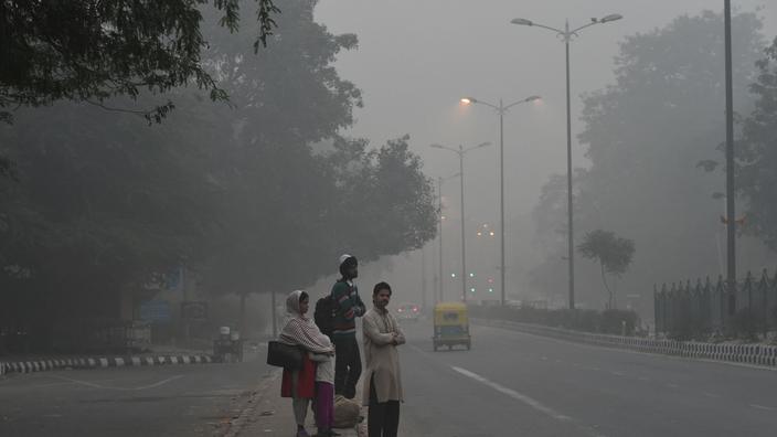 Inde : New Delhi Ã©touffÃ©e par la pollution