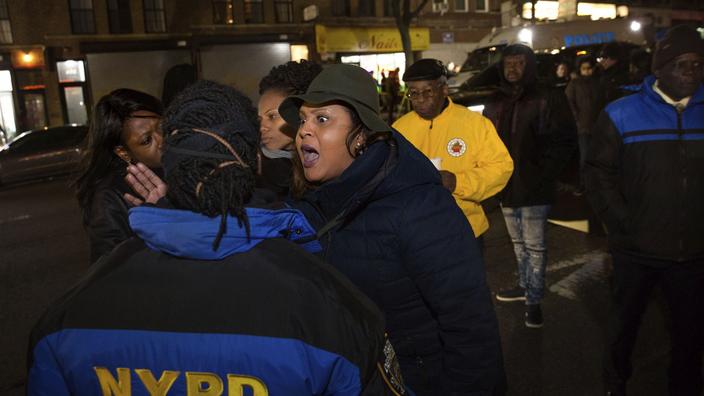 the death of a black man shot dead by the police provokes tensions