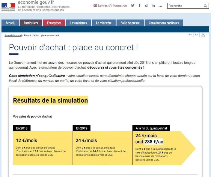 Bercy Lance Un Simulateur Pour Calculer Les Gains De Pouvoir D Achat