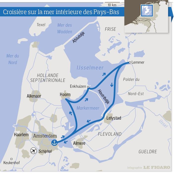 Aux Pays-Bas, une croisière entre Amsterdam et la Mer du Nord