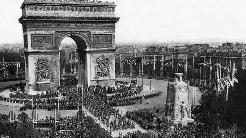 Le «défilé de la victoire», le 14 juillet 1919.