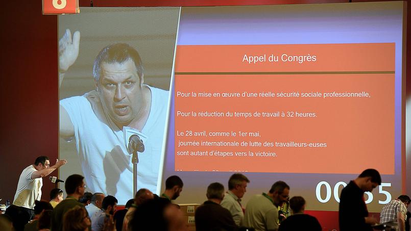Une intervention ce mercredi au 3ème jour du congrès de la CGT, à Marseille.