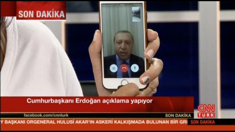 Recep Tayyip Erdogan sur la chaîne de télévision CNN Türk vendredi soir.