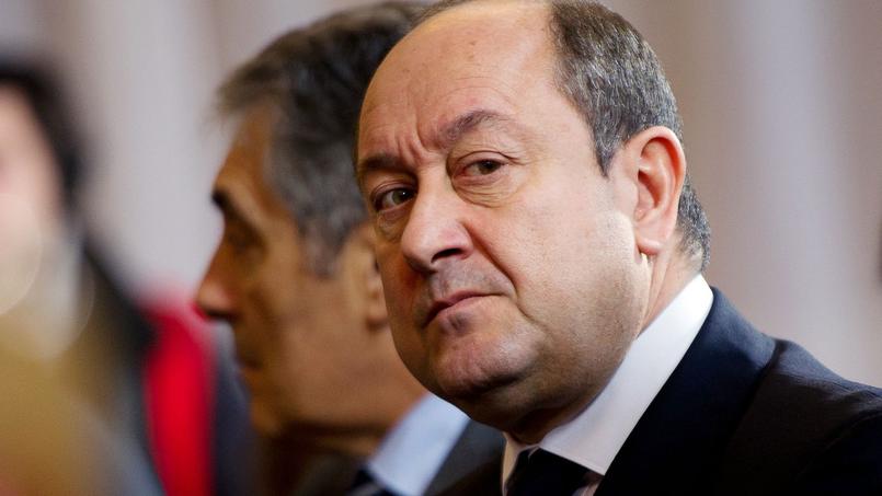 Bernard Squarcini lors d'une conférence de presse en janvier 2012.