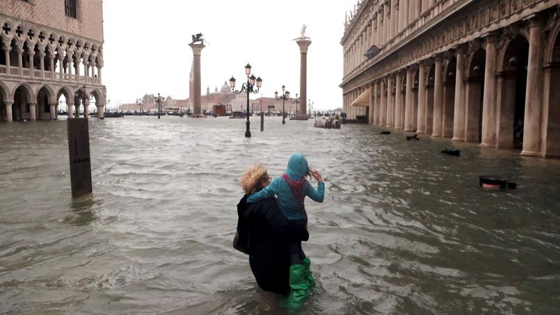 Tempête en Italie : onze morts, Venise sous l'eau, des écoles fermées - Inondations Italie