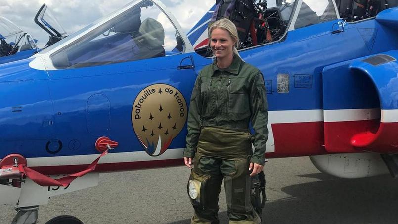 14 juillet la capitaine des Bleues a volé avec la Patrouille de France