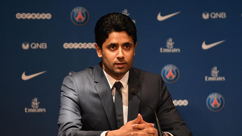 Nasser Al-Khelaïfi avec le PSG