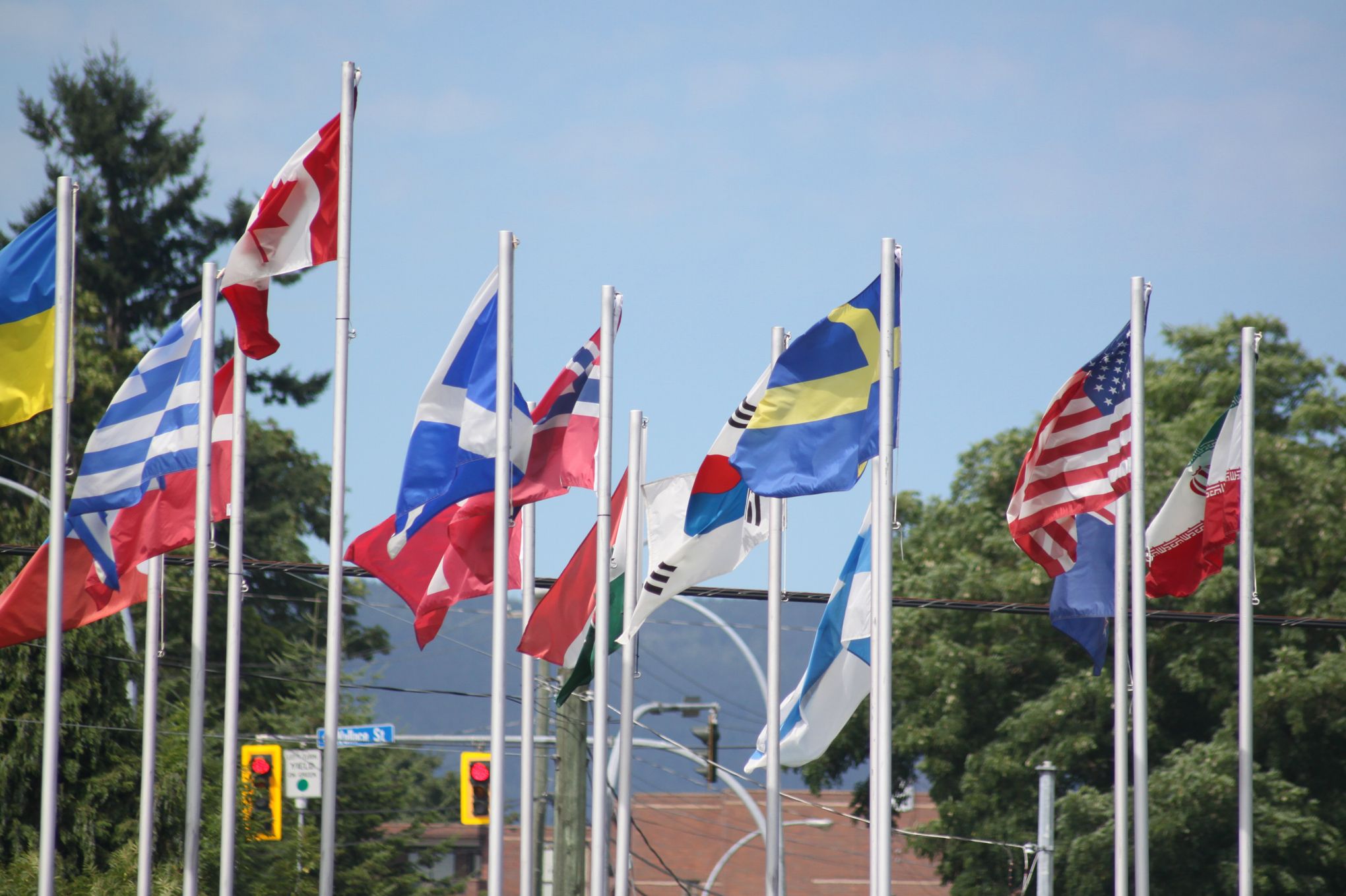 Pourquoi les pays sont-ils représentés par des drapeaux ?