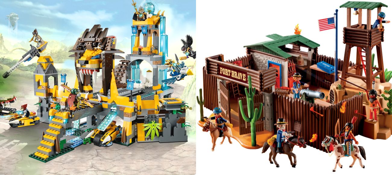 lego playmobil difference