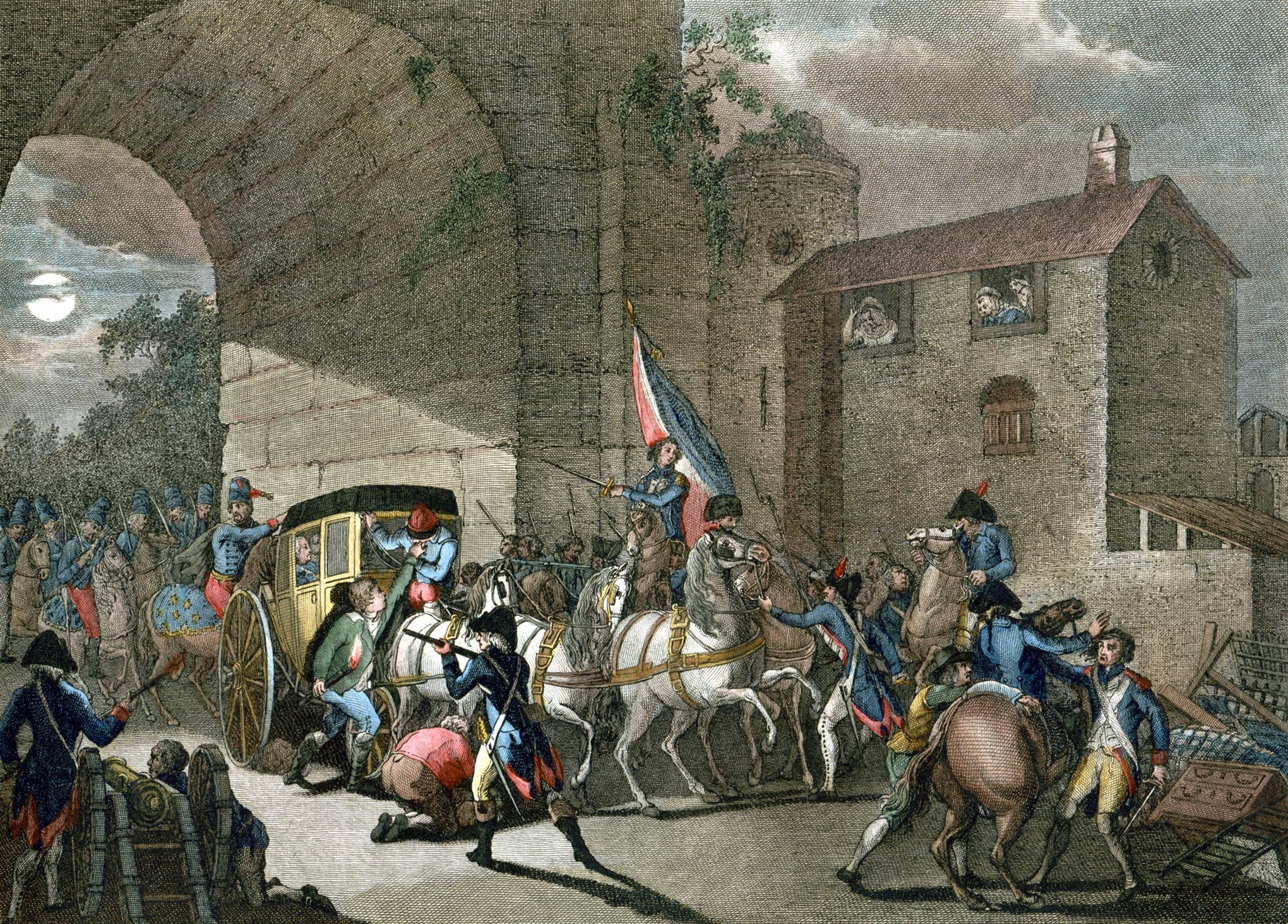 Время и французы. Французская революция Король Людовик 16.