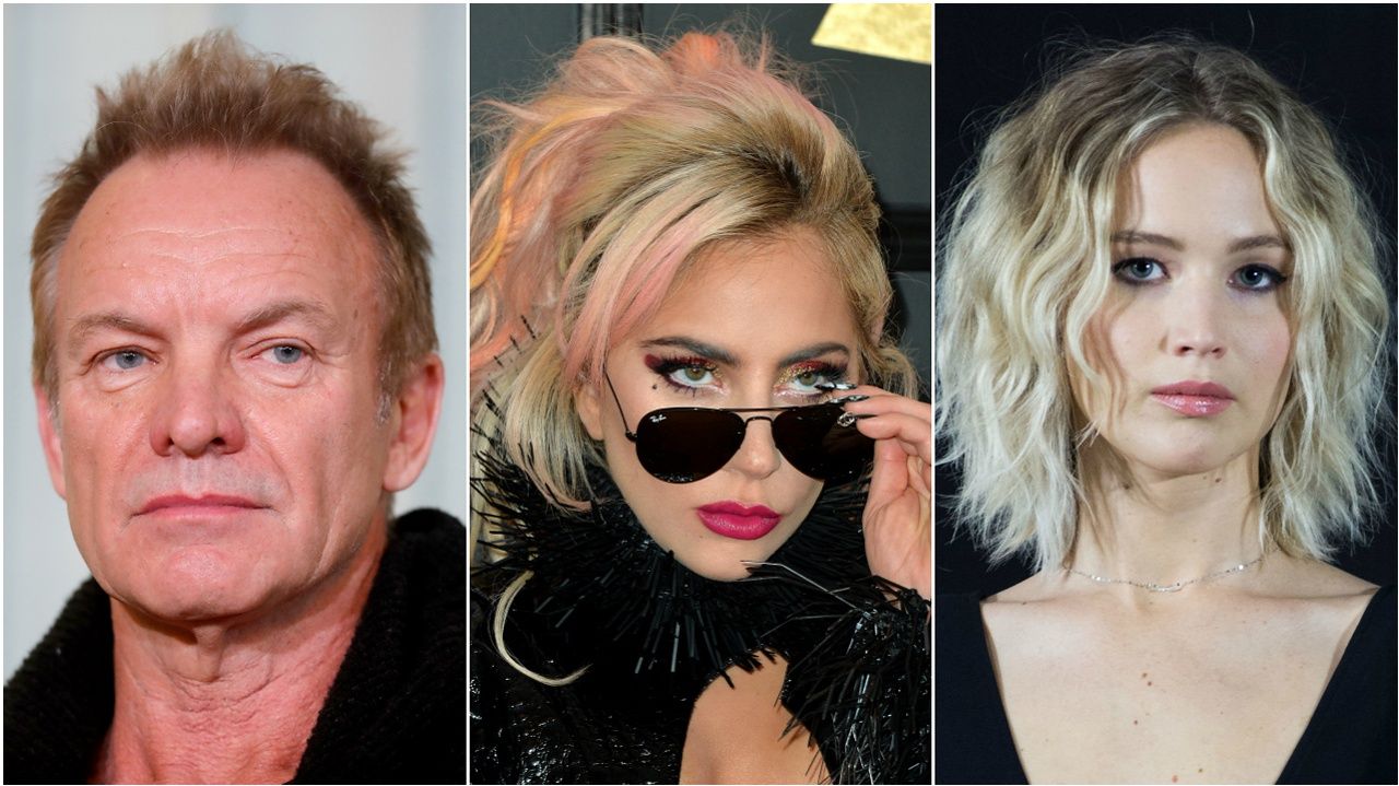 Sting, Lady Gaga et Jennifer Lawrence contre des projets de loi anti