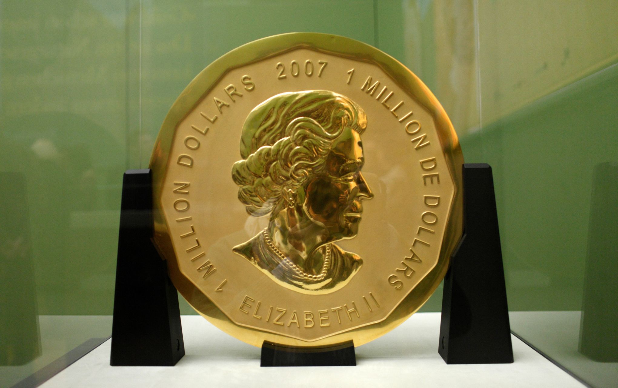 Une pièce de monnaie en or de cent kilos volée à Berlin