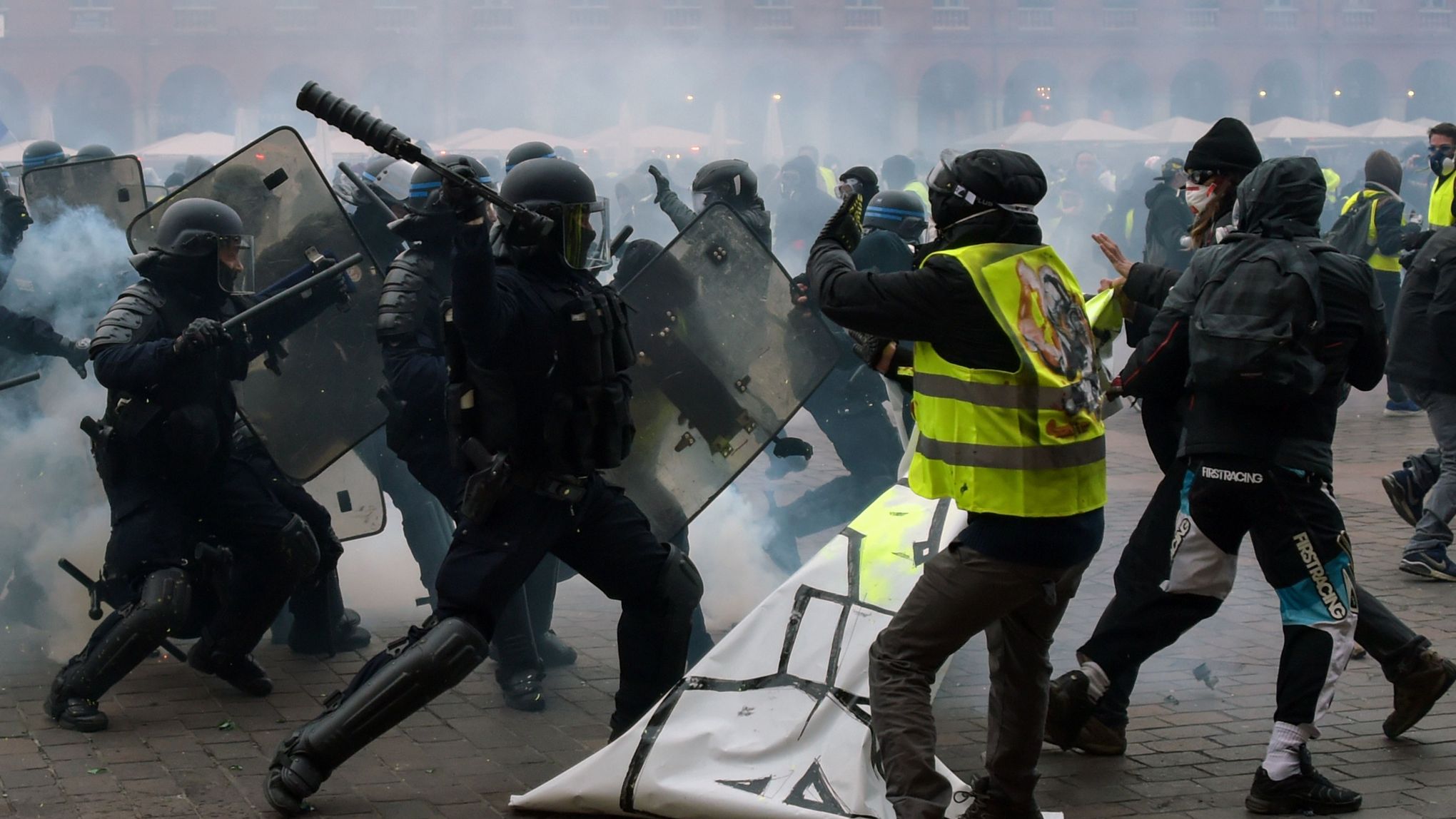 Gilets Jaunes Forte Mobilisation Pour Lacte Ix Au