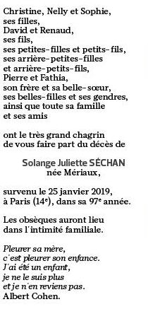 La Mere Du Chanteur Renaud Solange Sechan Est Decedee La Mere Du Chanteur Renaud Solange Sechan Est Decedee