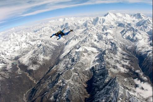 J'ai sauté au-dessus de l'Everest