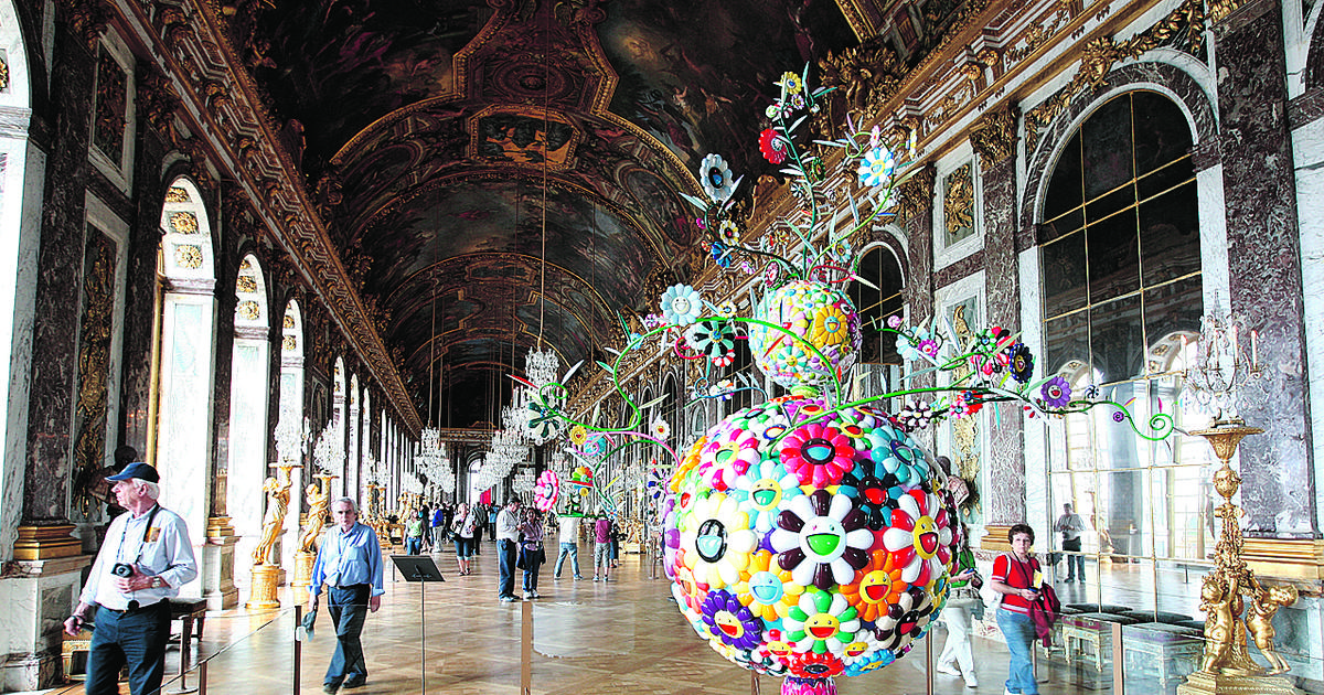 Moins d'art contemporain à Versailles