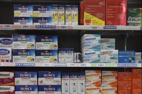Légère baisse des prix des médicaments en vente libre