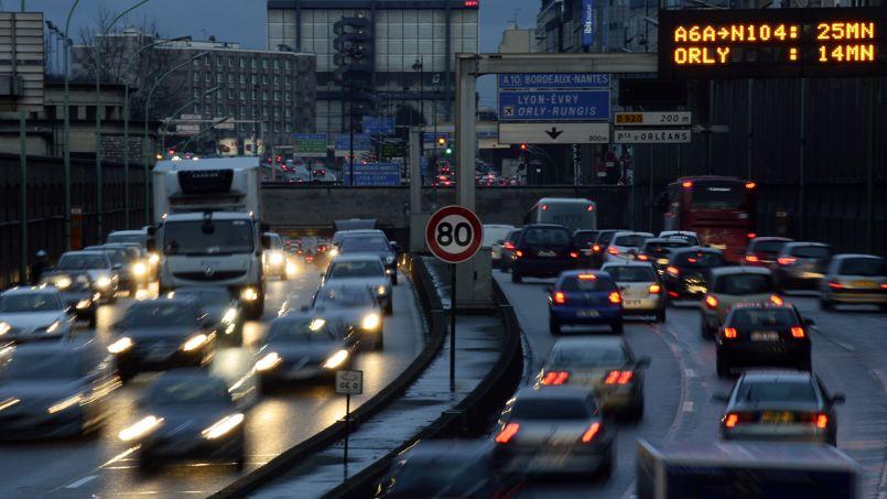 Trafic routier: l'Ile-de-France de plus en plus saturée