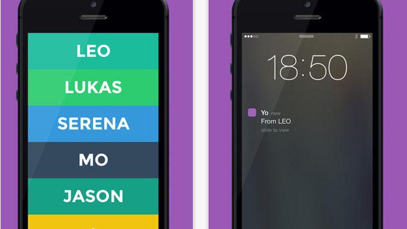 Yo, l'application qui sert juste à dire «Yo»