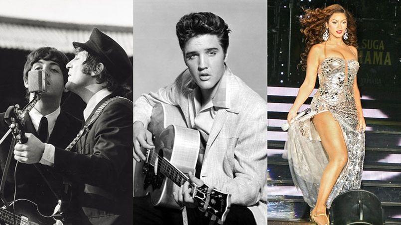 Les Beatles, Elvis Presley et Beyoncé préférés des Américains